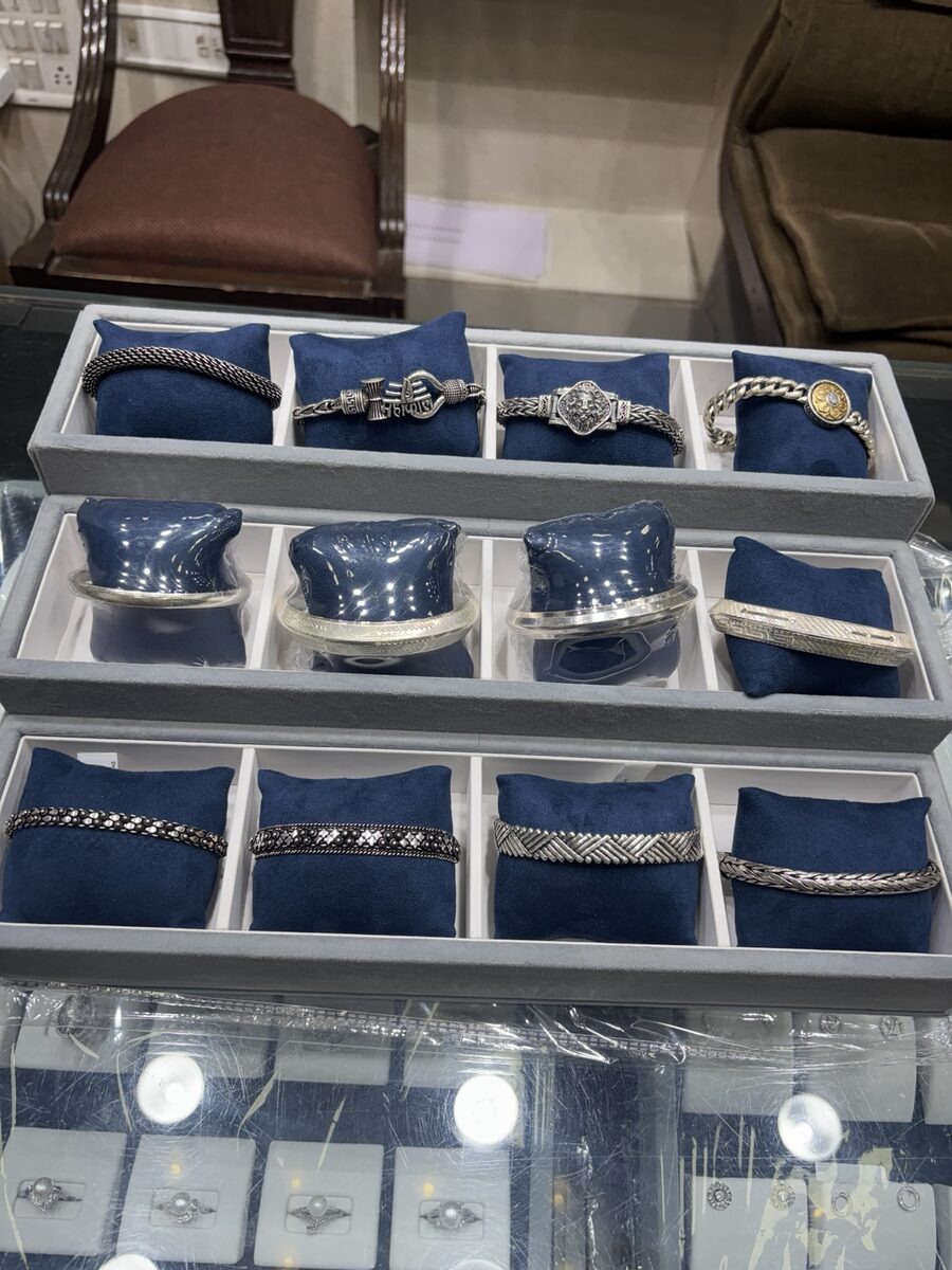 Collection of silver rings
